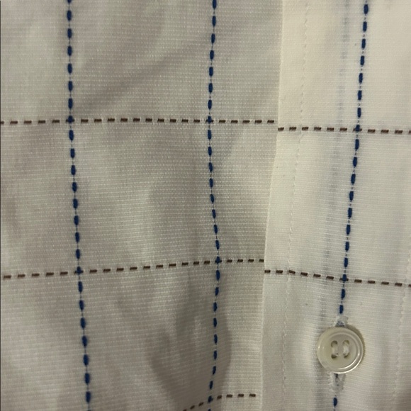 Canali white button up shirt size 47 with an 18.5 neck - Picture 5 of 5